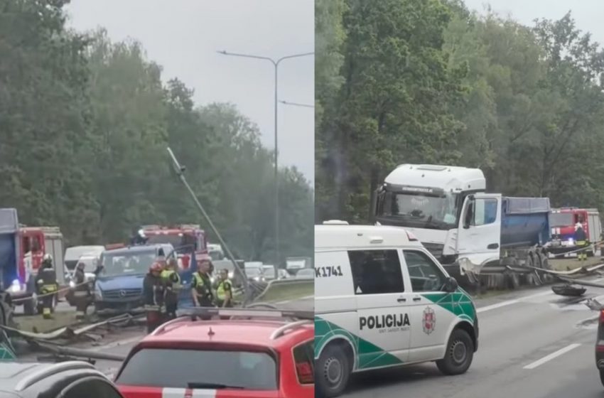 Avarija netoli Kauno