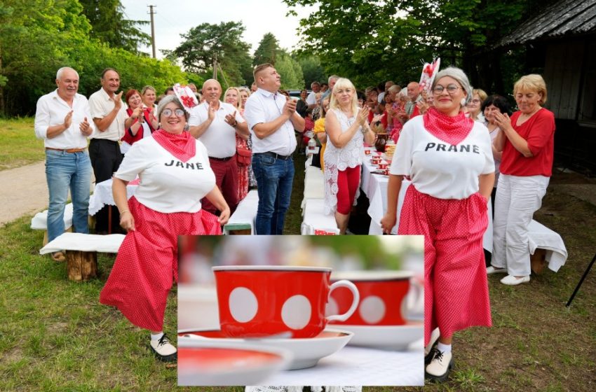  Janės ir Pranės vakaronė prie žirniuoto arbatos puodelio Gegutės kaime (foto)