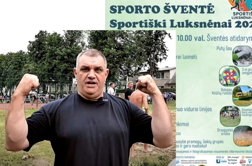 Rugpjūčio 9 d. Luksnėnai kviečia į sporto šventę „Sportiški Luksnėnai”