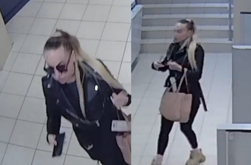  Policija prašo atpažinti moterį