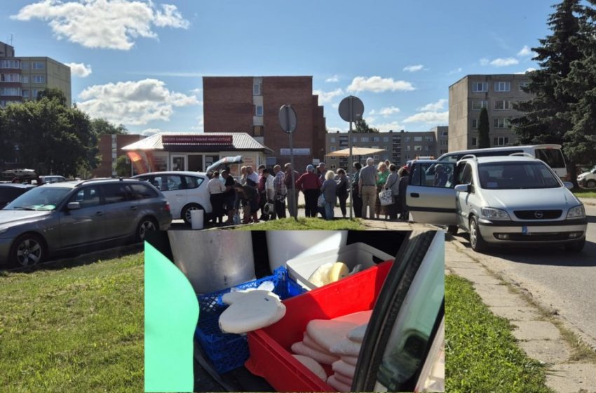 Alytaus Lauko gatvės aikštelėje parduodami puikūs pieno produktai