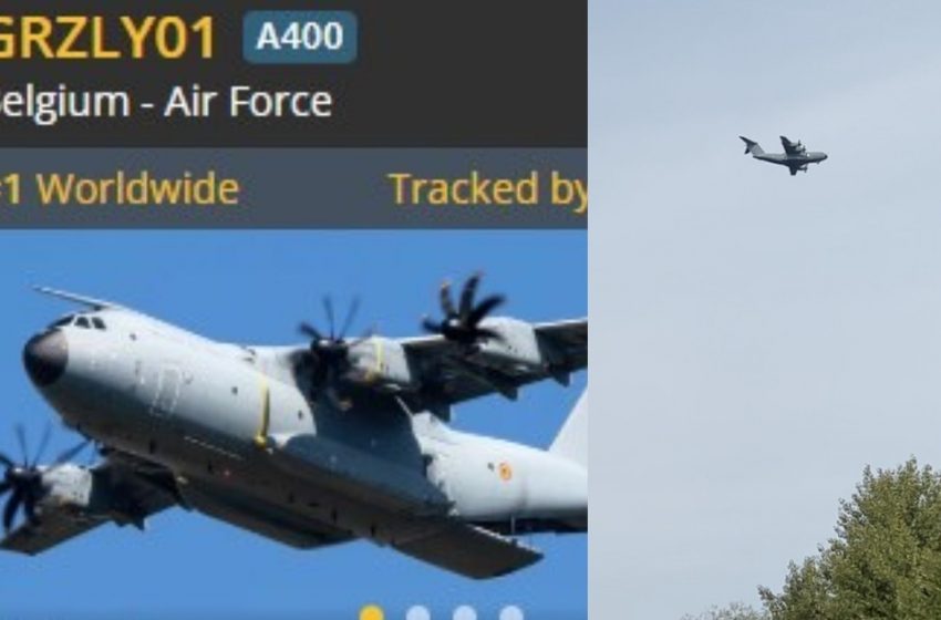  Aplink Alytų skraidė Belgijos karinis oro lėktuvas