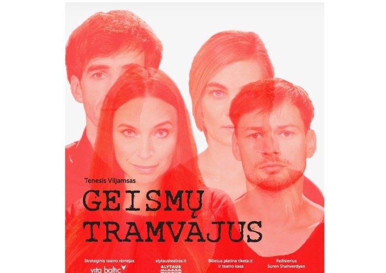  Vasario 13 d. Prienuose – Alytaus miesto teatro spektaklis „Geismų tramvajus”