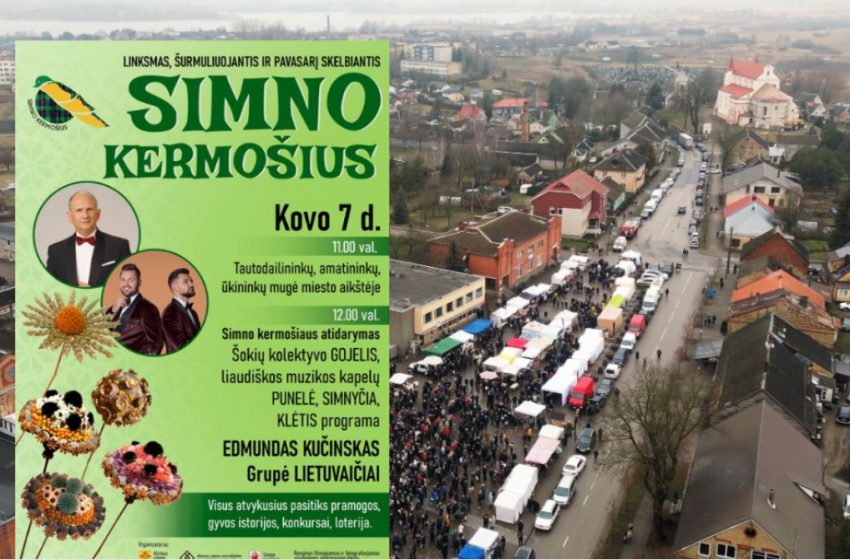 Kovo 7 d. Simne – Kermošiaus šventė!