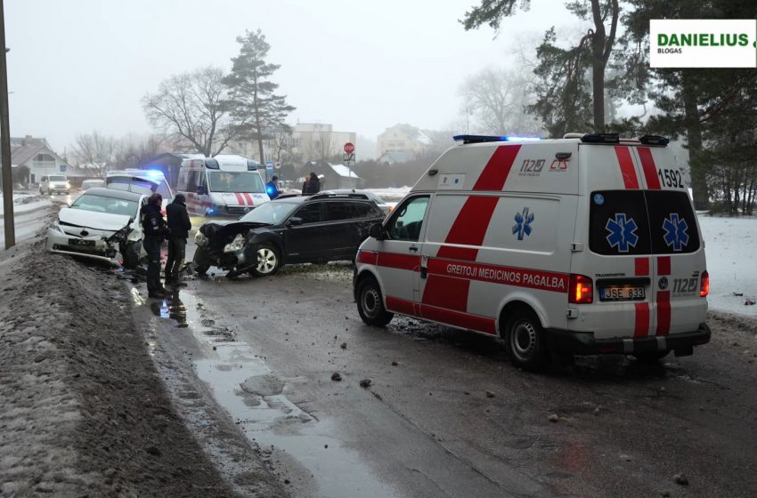  Avarija Pirmame Alytuje (video)