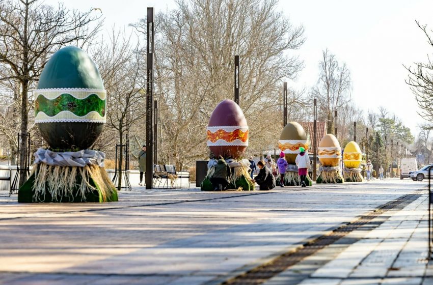  Į Palangos J. Basanavičiaus gatvę atriedėjo margučiai