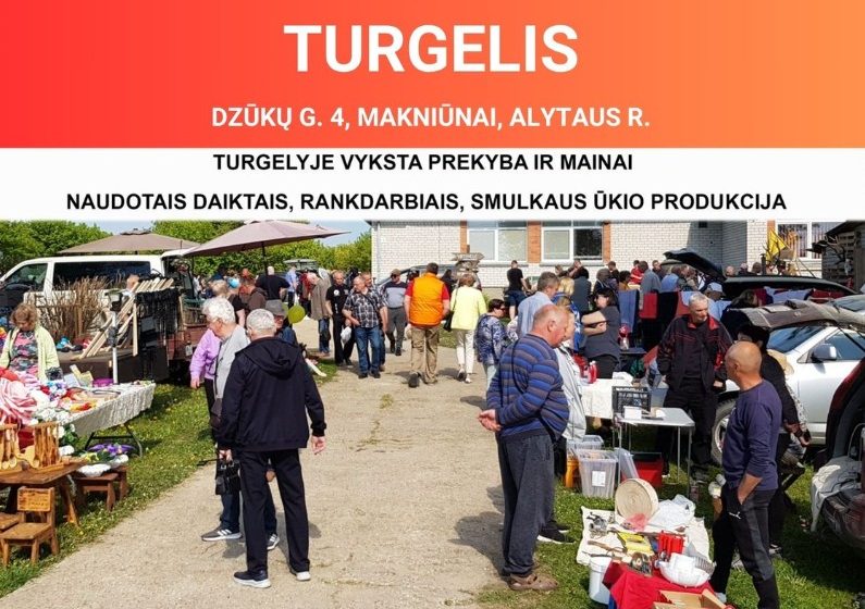  Atvelykį Makniūnuose – bagažinių turgelis kvies pirkti, parduoti ir smagiai praleisti sekmadienį
