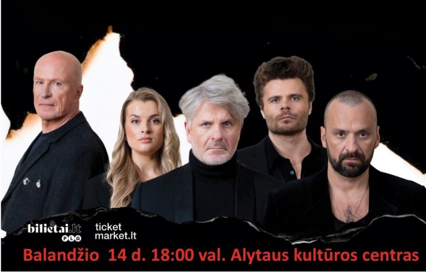  Balandžio 14 d. Alytaus kultūros centro scenoje –   legendinis miuziklas „Pranašas. Kai iš meilės užsidega rankos“