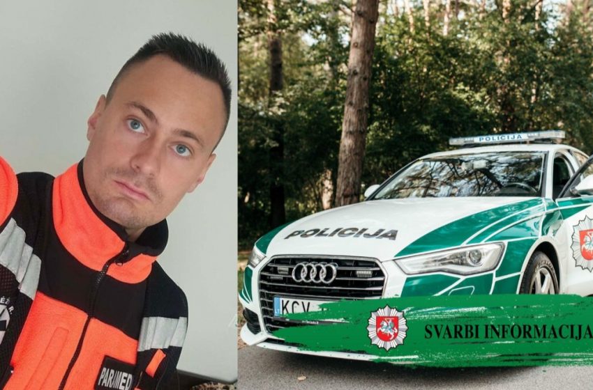  Panevėžio rajone dingo GMP darbuotojas: ieškomas paramedikas Mantas Sadauskas