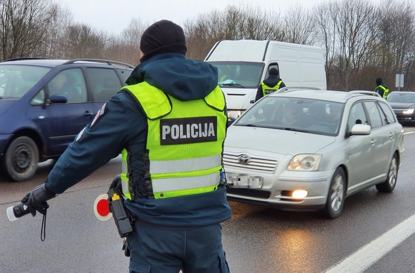  Balandžio reidų planas: kada ir ką tikrins policija