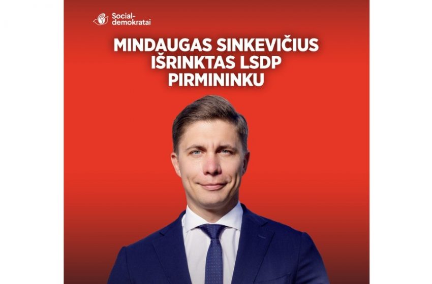  Mindaugas Sinkevičius išrinktas LSDP pirmininku: aiški delegatų parama ir nauja komanda iki 2029 metų