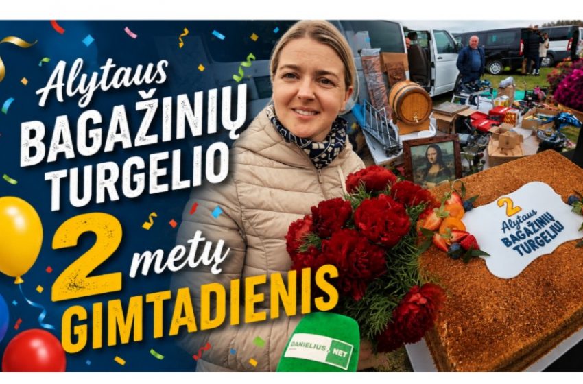  Alytaus bagažinių turgeliui 2 metai! (video)