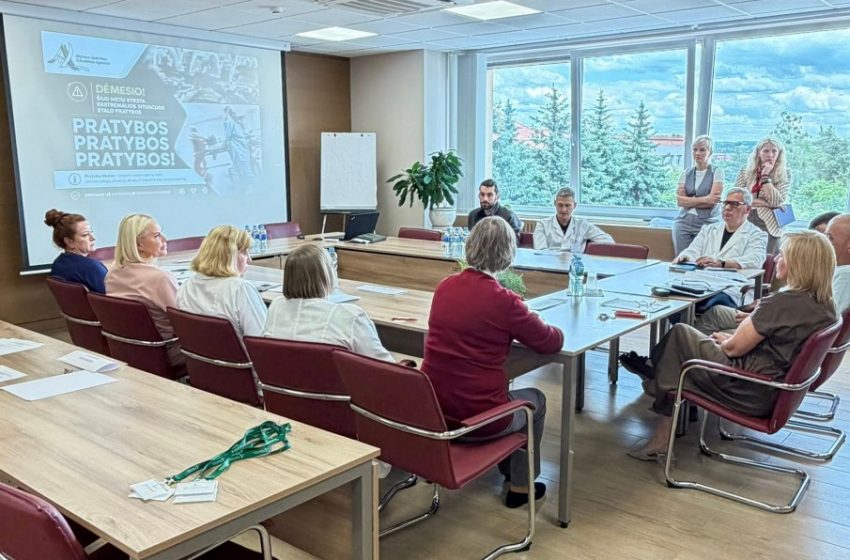  Alytaus ligoninėje – ekstremalios situacijos pratybos!