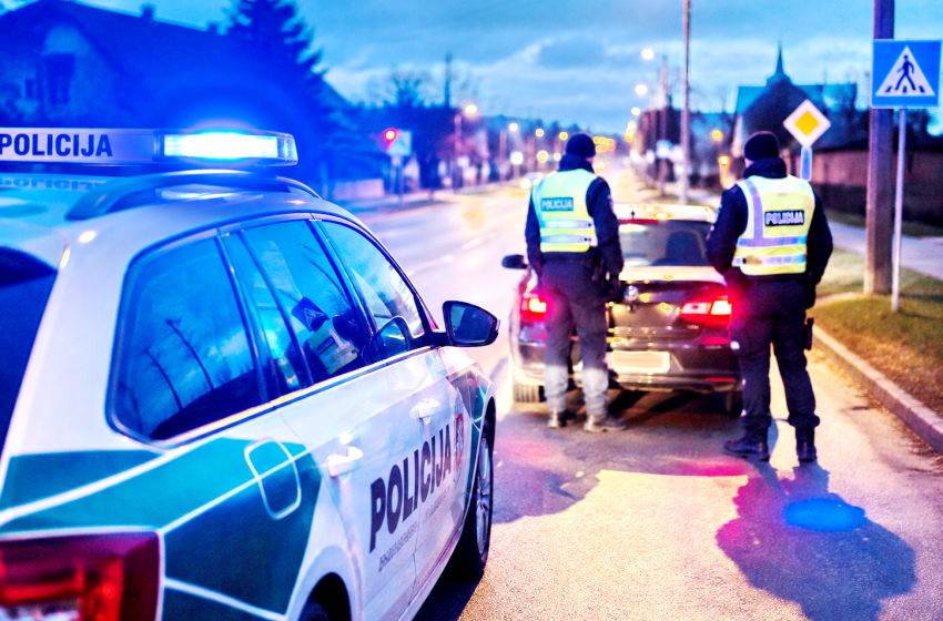  Prienuose – šūviai stabdant neblaivų vairuotoją: automobilis sustabdytas panaudojus tarnybinį ginklą