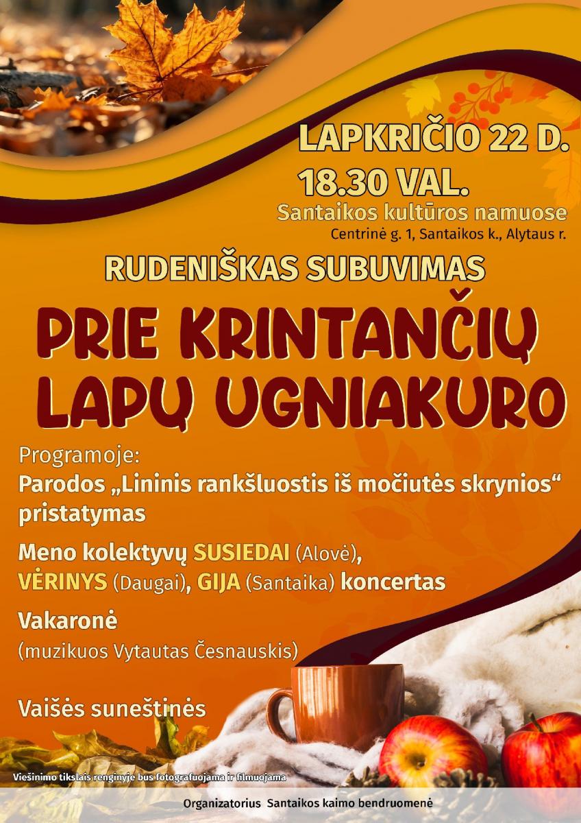 Lapkričio 22 d. Santaika