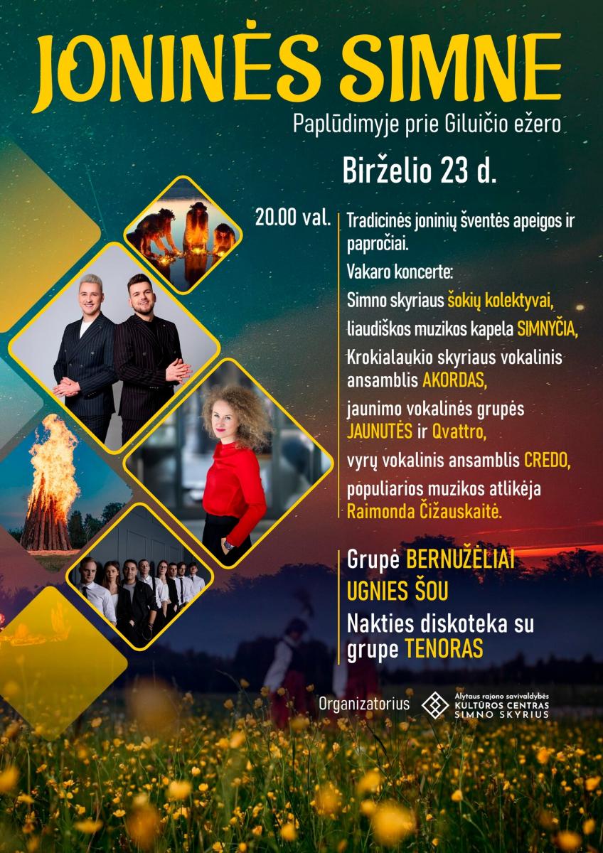Birželio 23 d. 20 val.