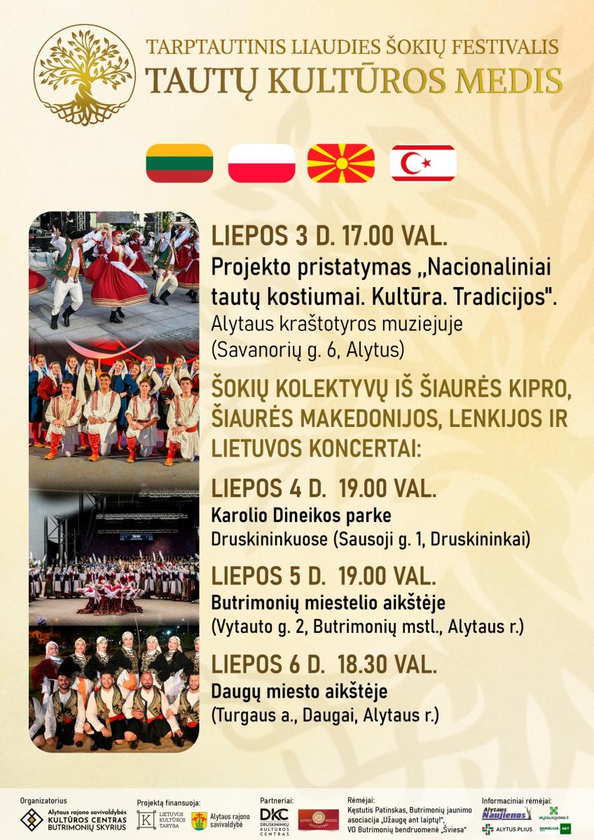 Liepos 3-6 šokiai