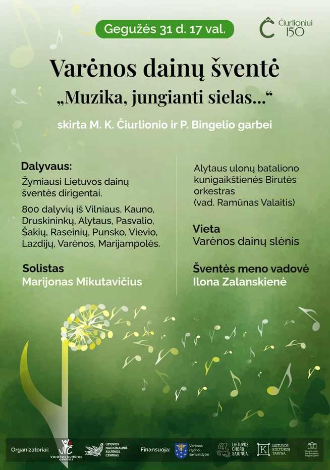 Gegužės 31 d. 17 val. Varėna